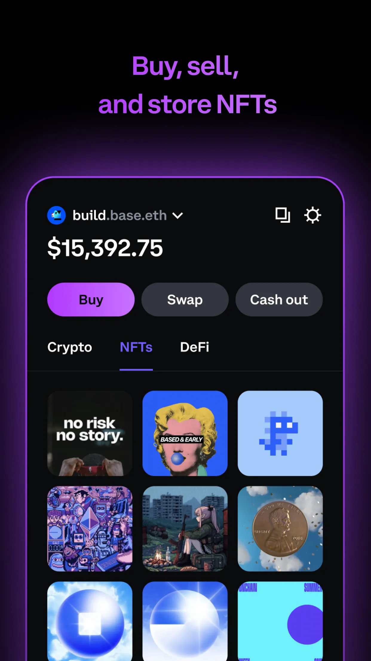 Coinbase Wallet: NFTs & Crypto | Indus Appstore | Screenshot