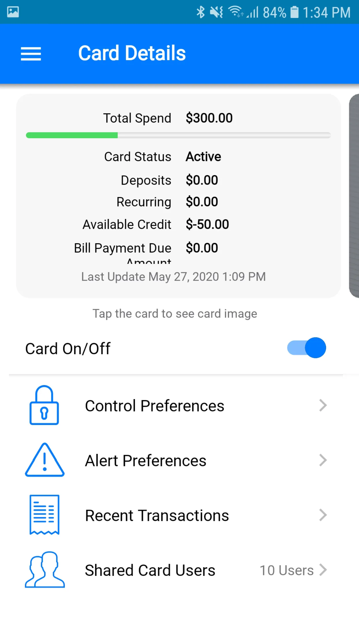 Clarien Card Alerts & Controls | Indus Appstore | Screenshot