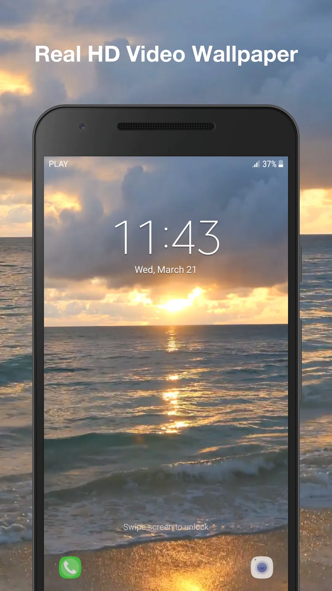 Sunset Beach Live Wallpaper | Indus Appstore | Screenshot