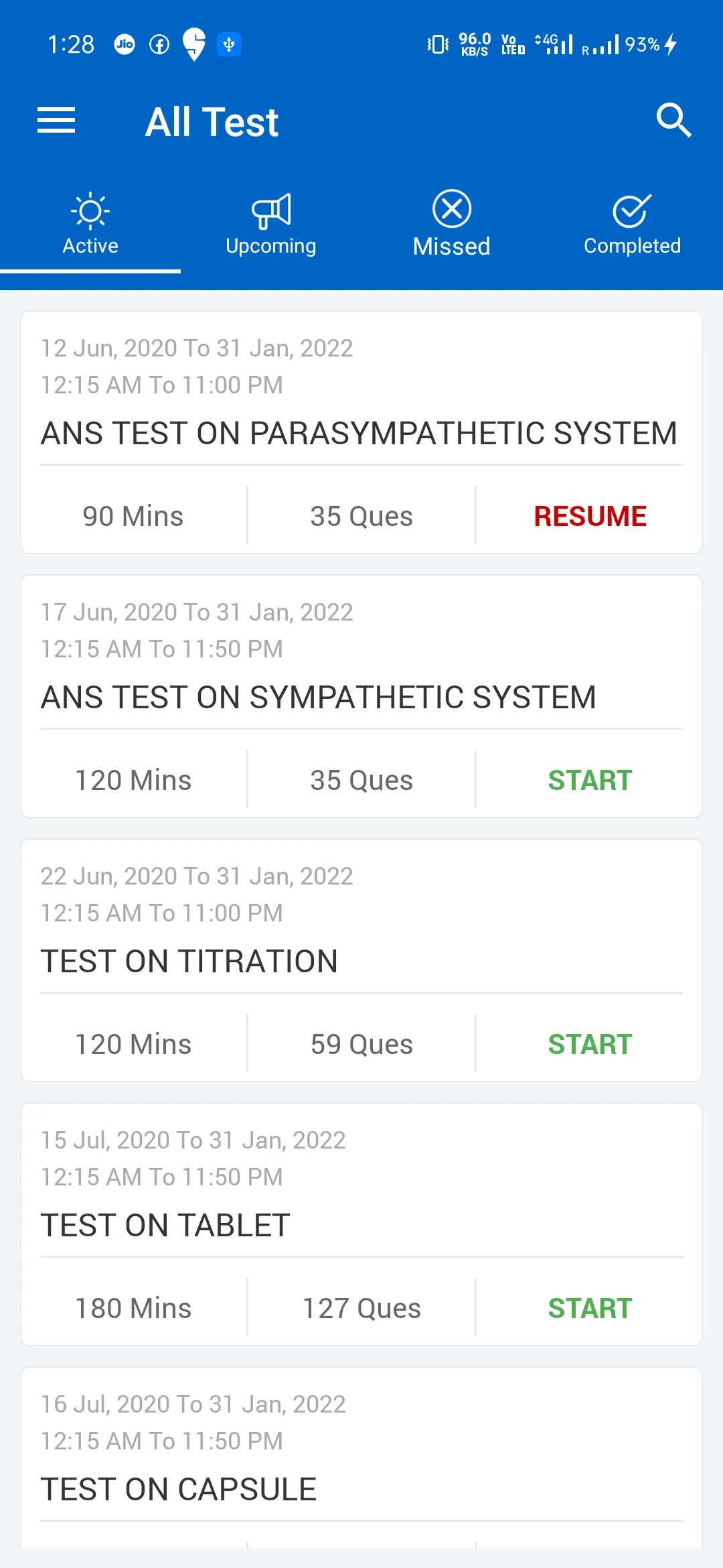 ANA Online Tests GPAT / NIPER | Indus Appstore | Screenshot