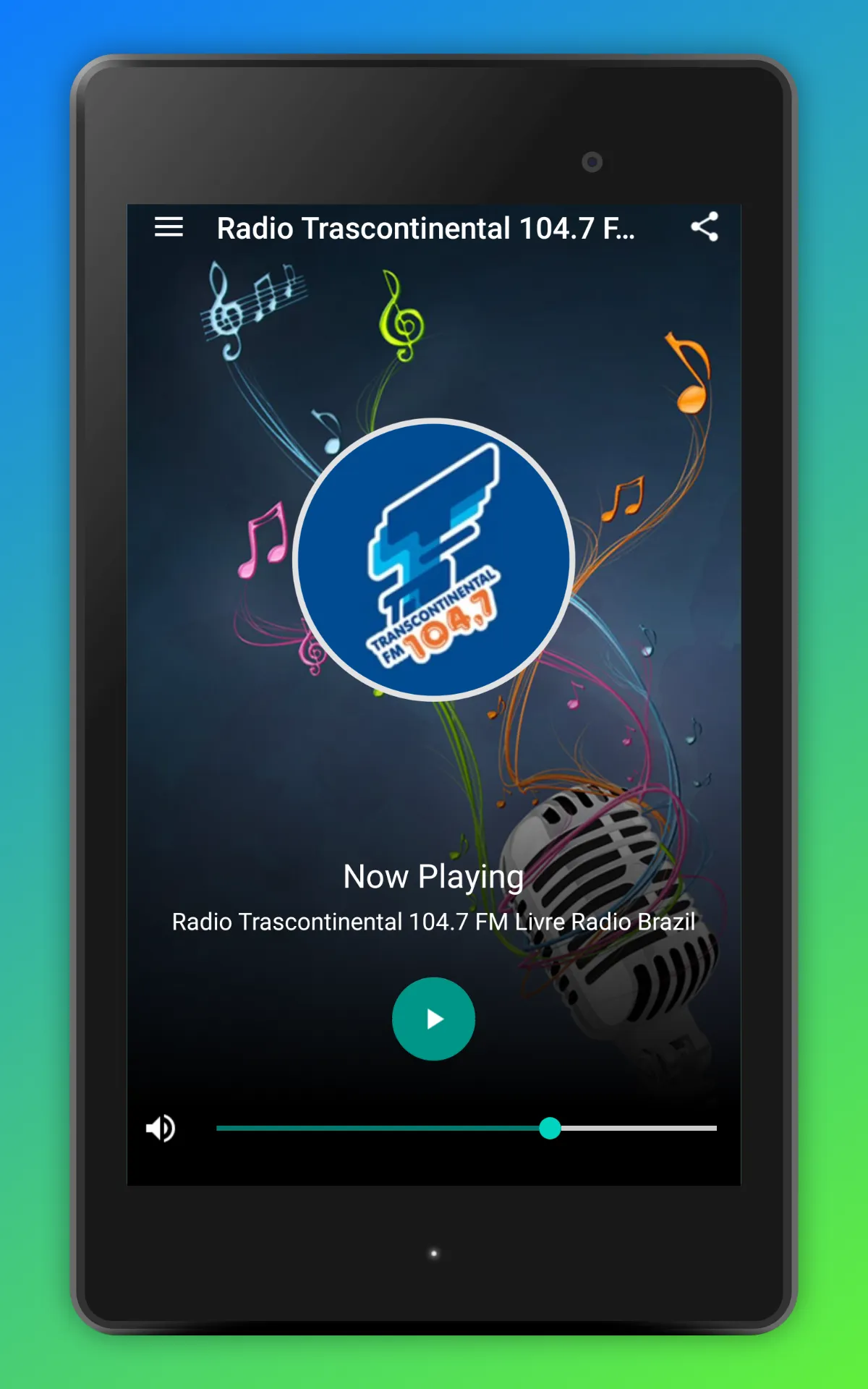 Radio Trascontinental FM 104.7 | Indus Appstore | Screenshot