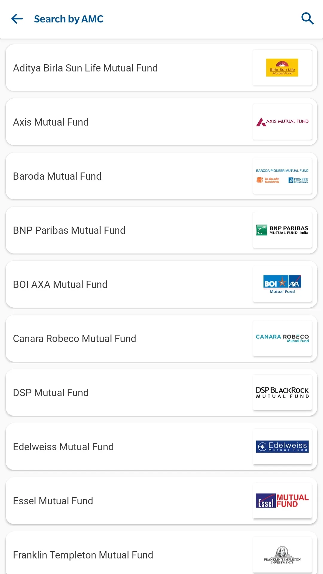 ithoughtMFD Mutual Fund App | Indus Appstore | Screenshot