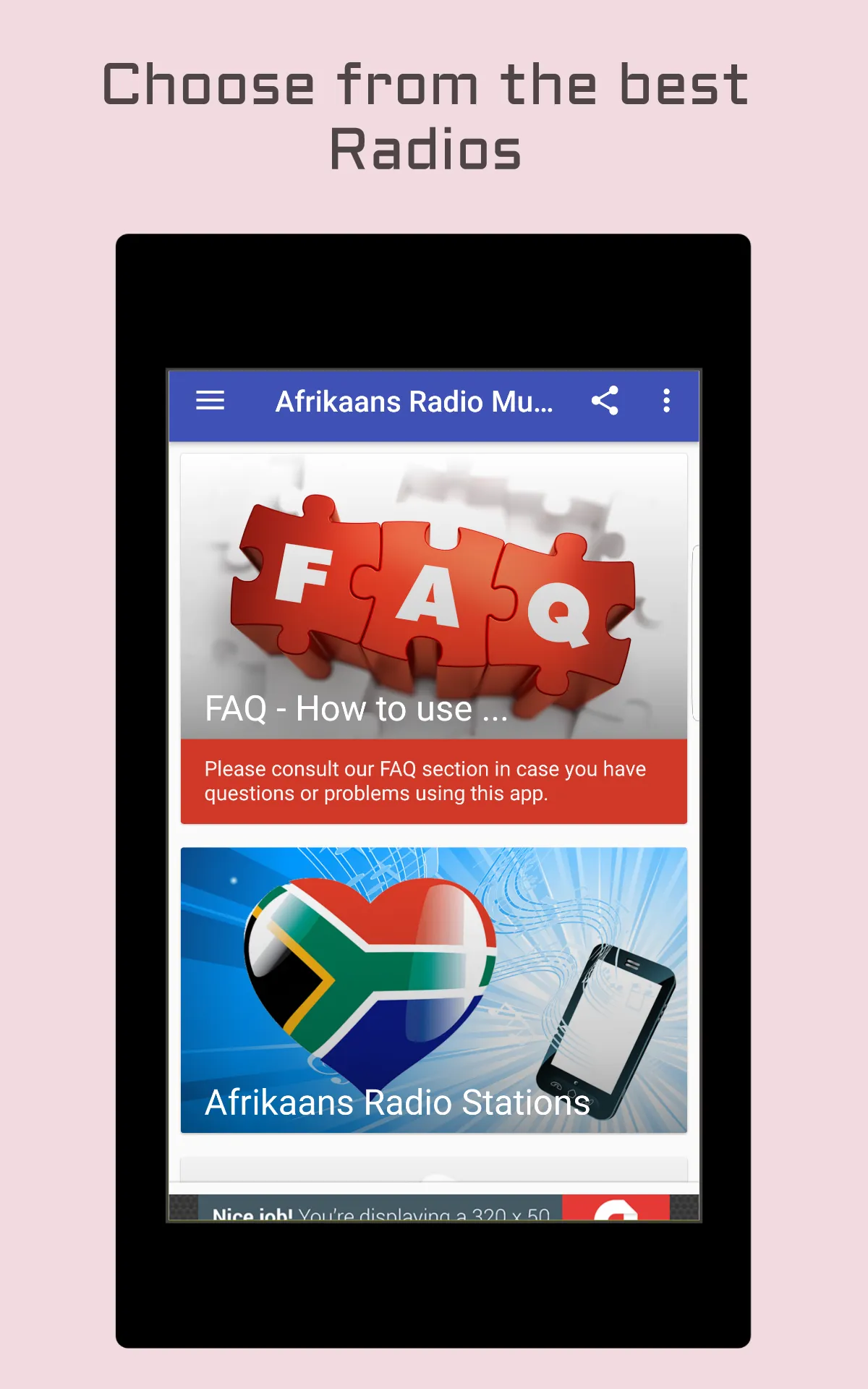 Afrikaans Radio Music & News | Indus Appstore | Screenshot