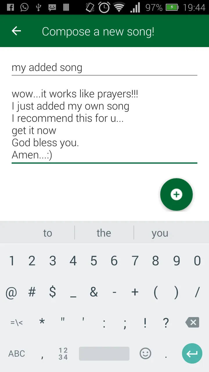 The Hymnbook | Indus Appstore | Screenshot