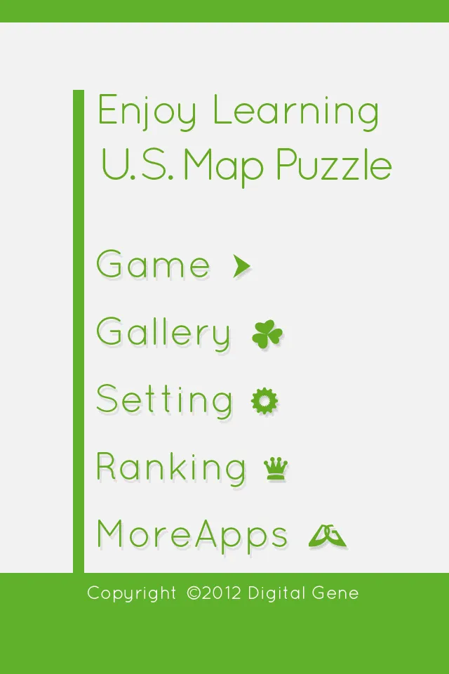 E. Learning U.S. Map Puzzle | Indus Appstore | Screenshot