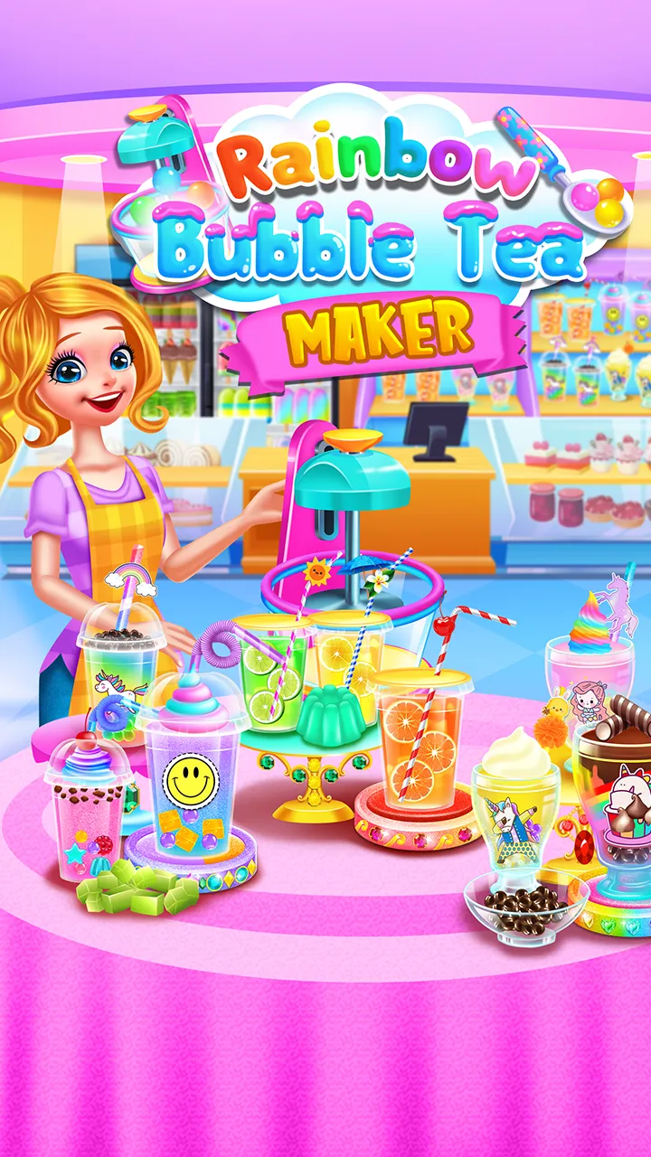 Rainbow Bubble Milk Tea Maker | Indus Appstore | Screenshot