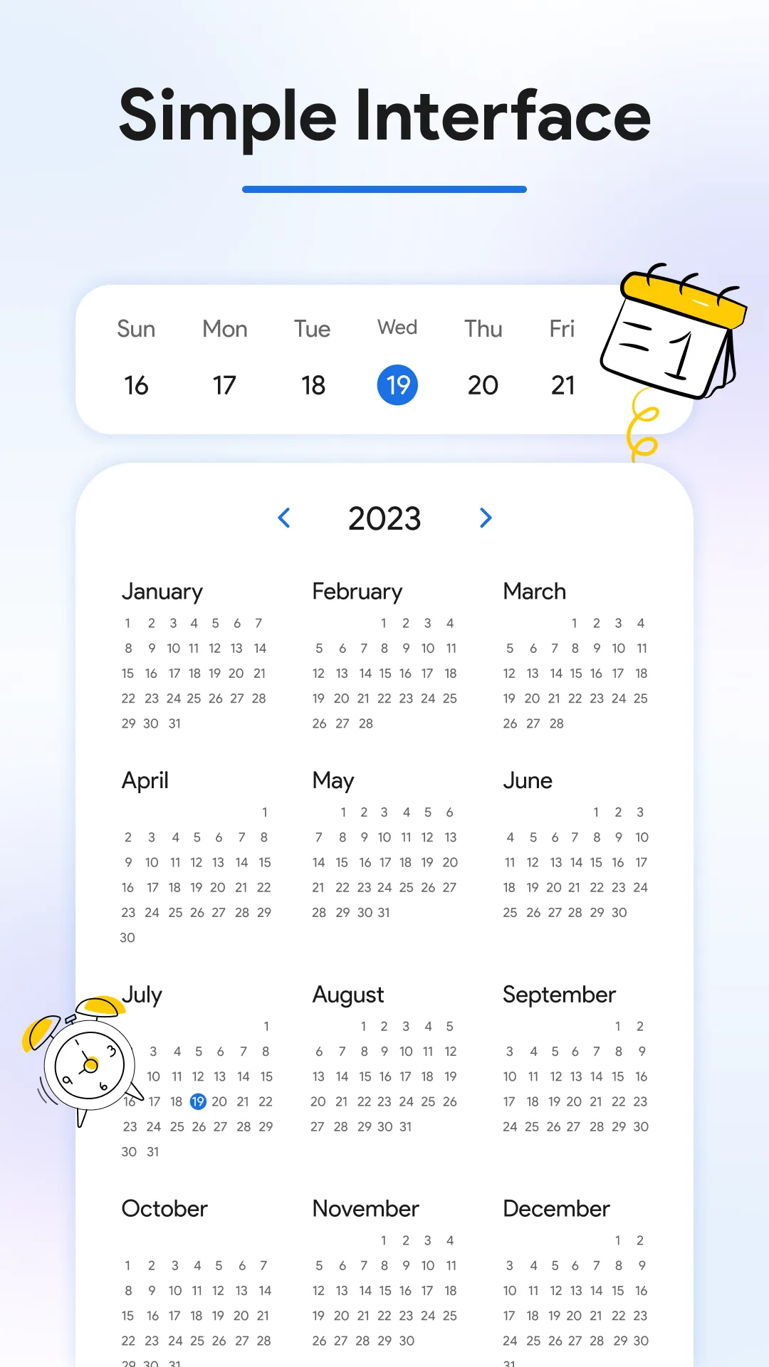 Calendar | Indus Appstore | Screenshot