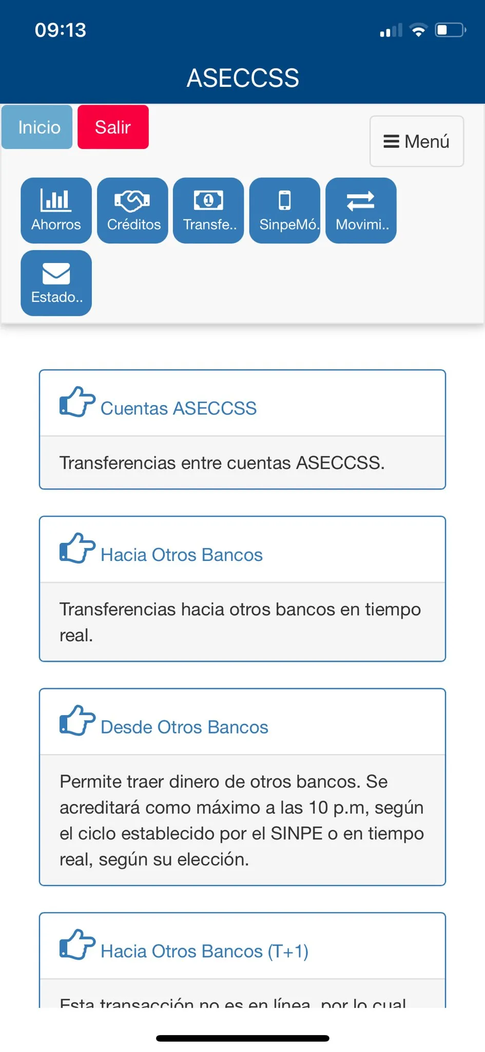 ASECCSS Móvil | Indus Appstore | Screenshot