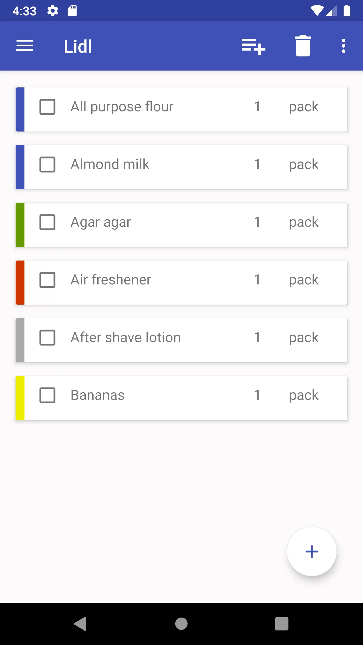 Shopping List | Indus Appstore | Screenshot