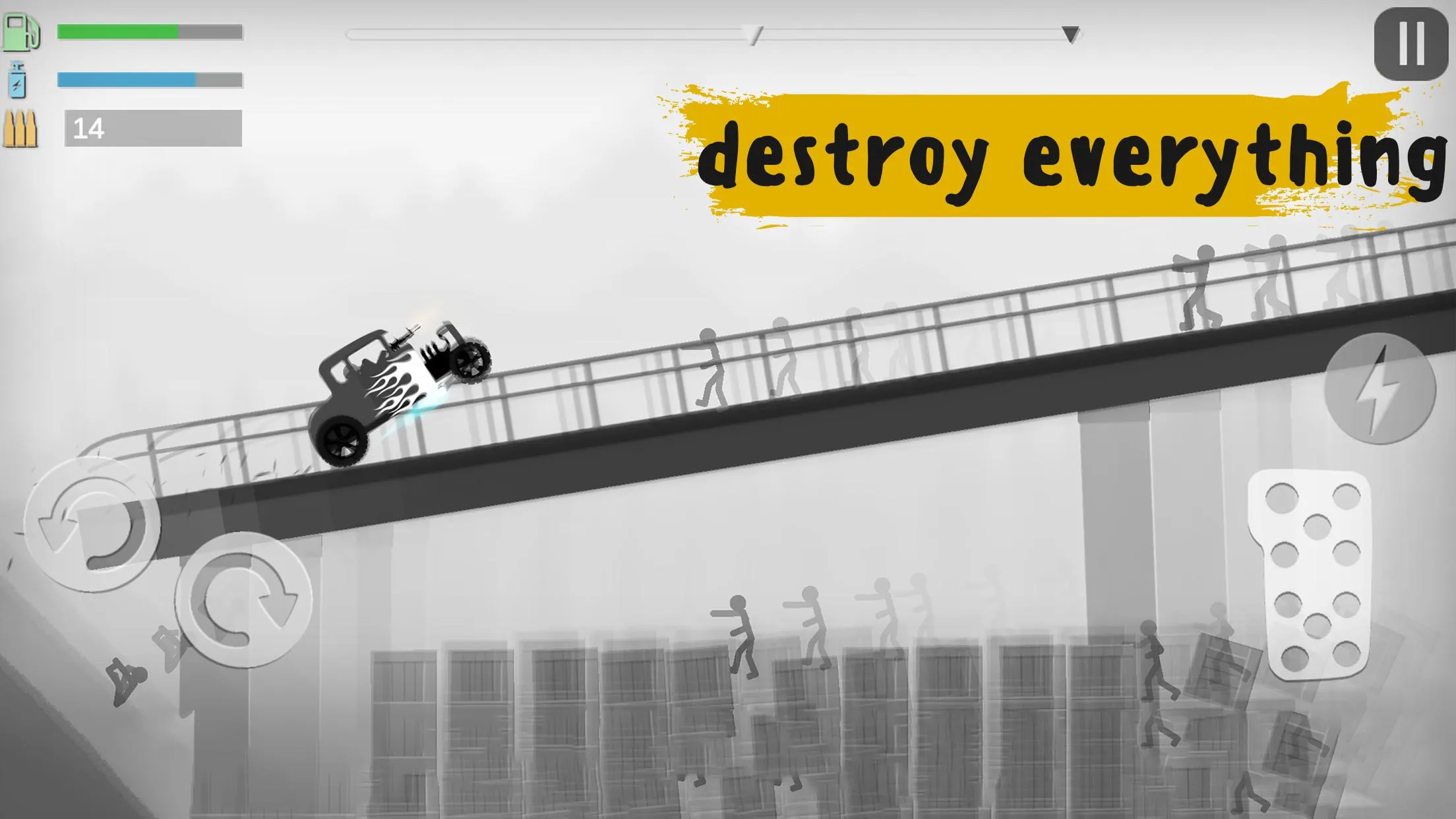 Stick Destruction Zombie | Indus Appstore | Screenshot