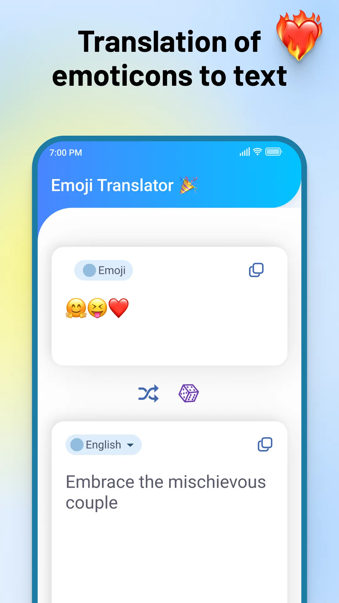 Emoji Translator: Text & Emoji | Indus Appstore | Screenshot