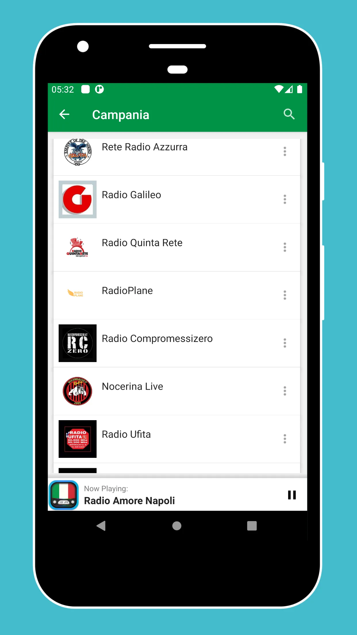 Radio Italy + Radio Italy FM | Indus Appstore | Screenshot