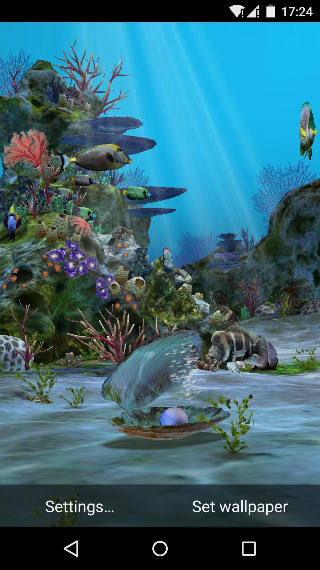 3D Aquarium Live Wallpaper HD | Indus Appstore | Screenshot