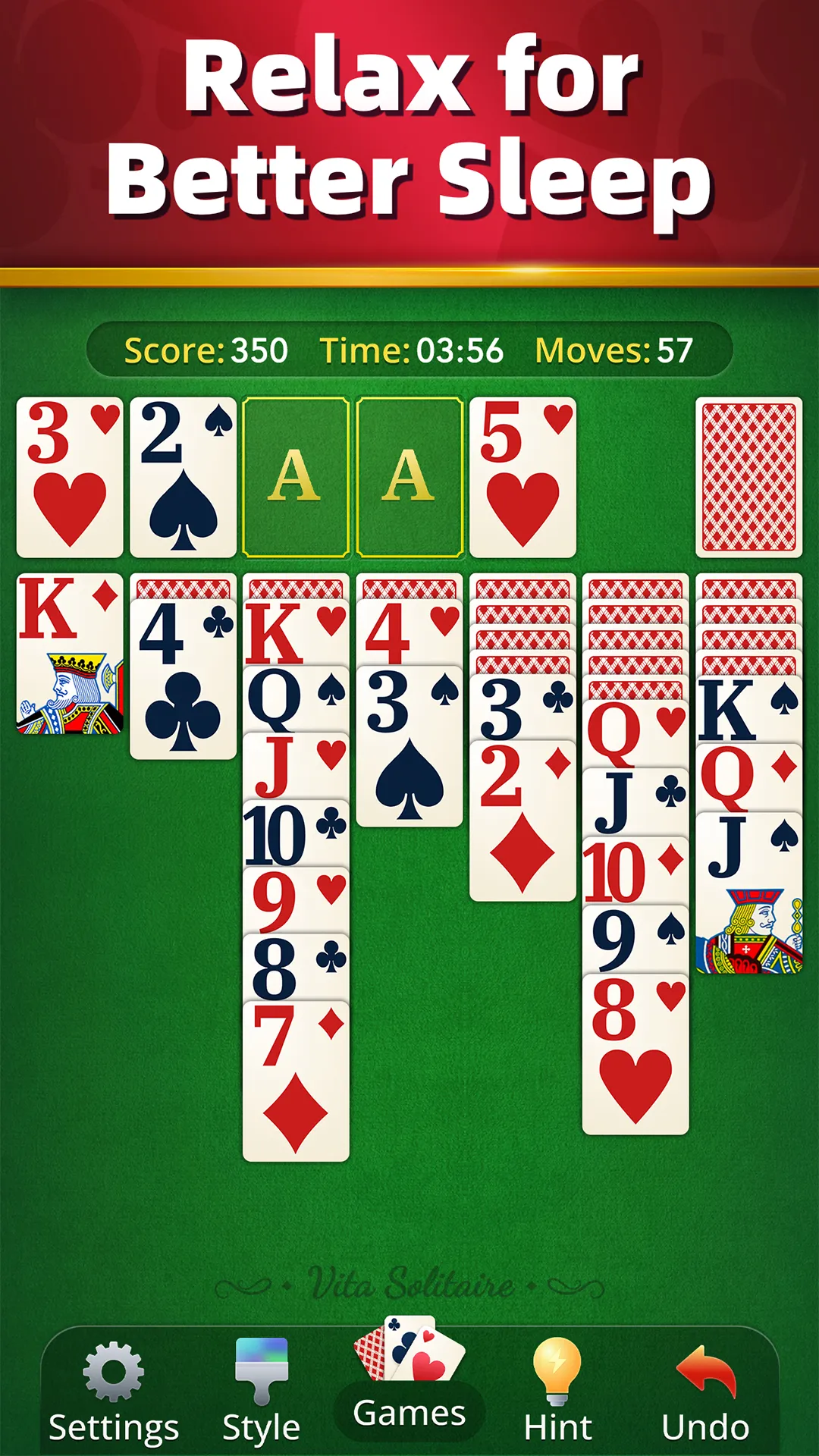 Vita Solitaire for Seniors | Indus Appstore | Screenshot