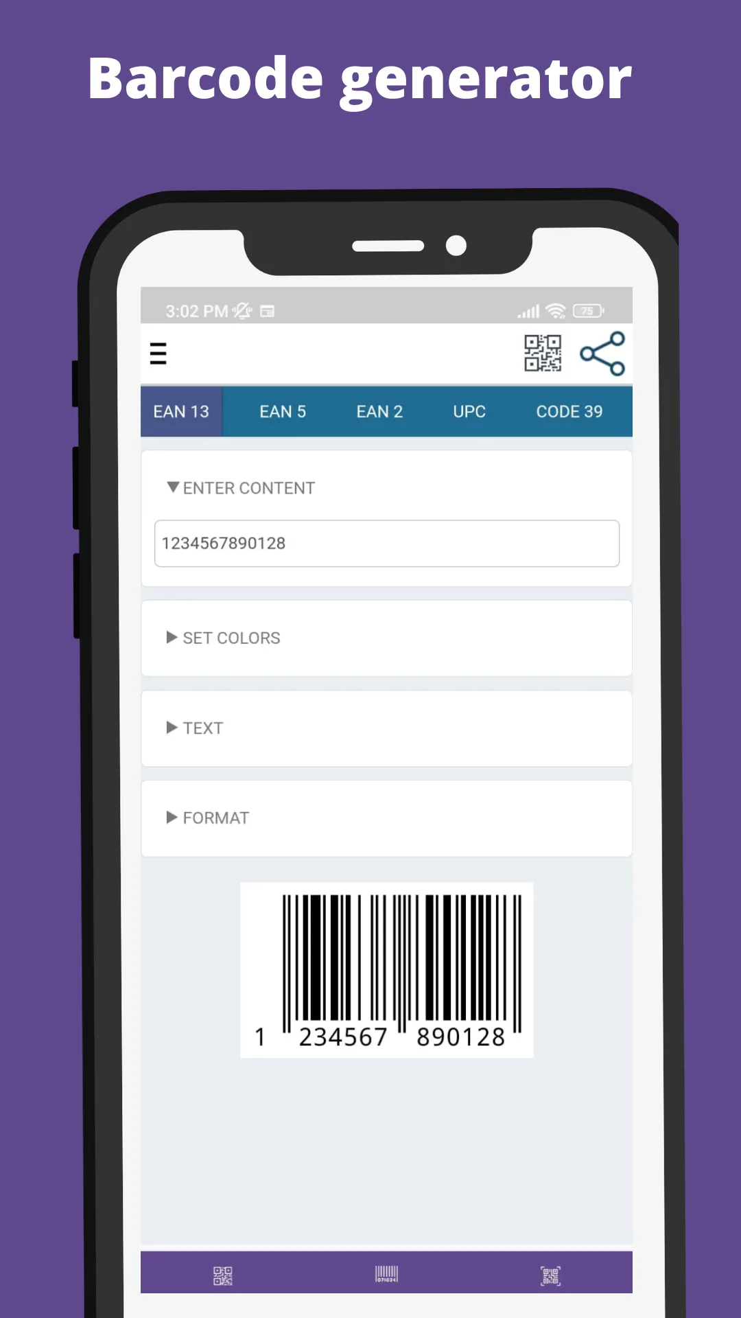 QR and Barcode generator | Indus Appstore | Screenshot