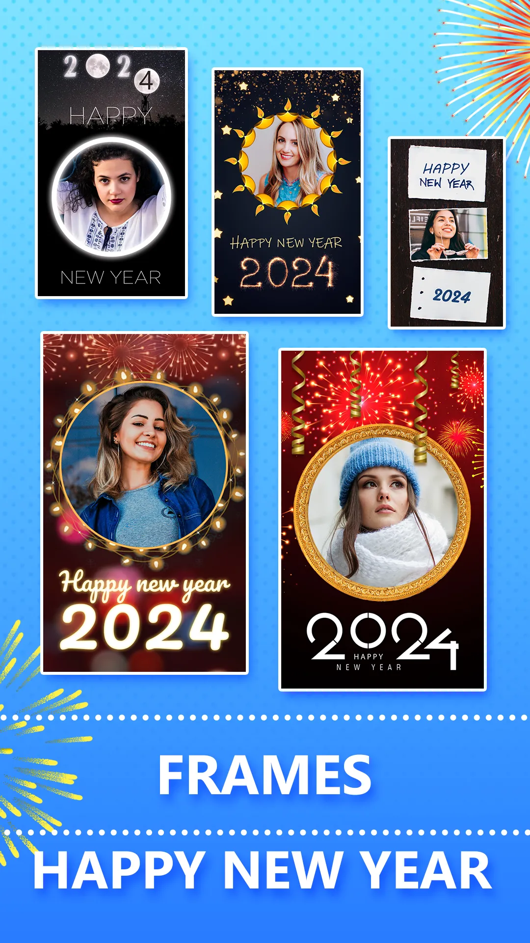 2024 New Year Frames | Indus Appstore | Screenshot