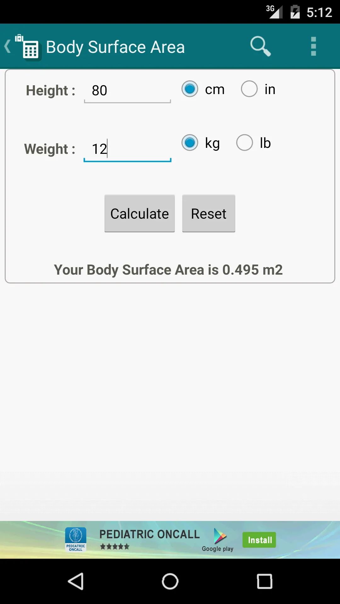 Medical Calculators | Indus Appstore | Screenshot