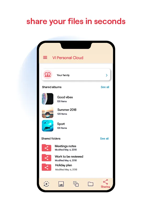 Vi Business Personal Cloud | Indus Appstore | Screenshot