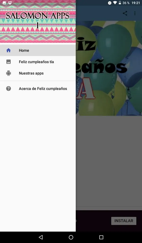 Feliz día de celebración tía | Indus Appstore | Screenshot