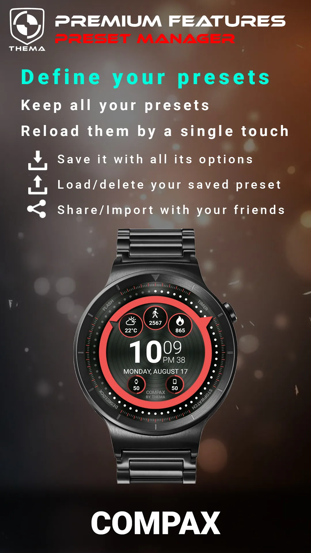 Compax Watch Face | Indus Appstore | Screenshot