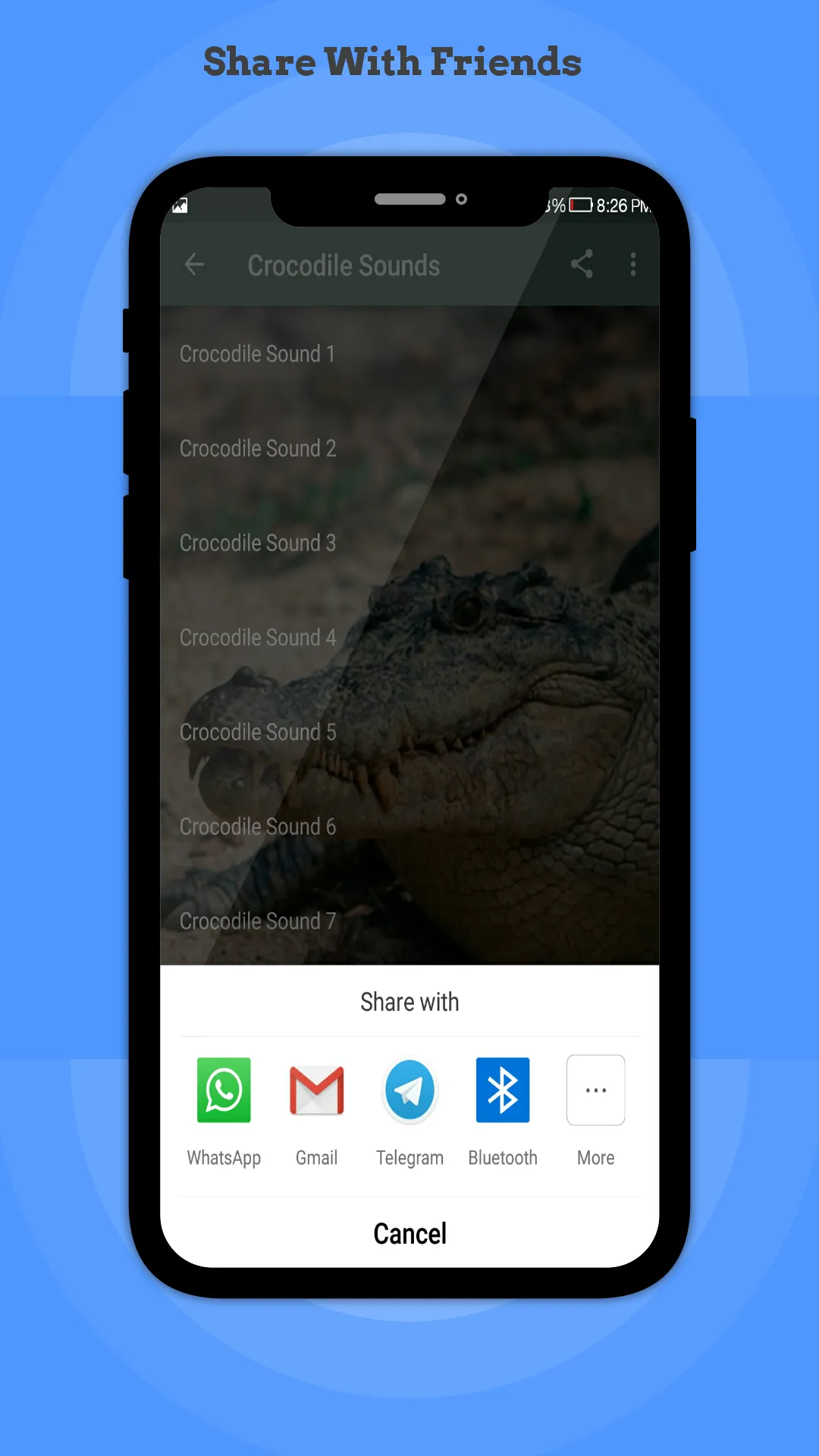 Crocodile Sounds | Indus Appstore | Screenshot