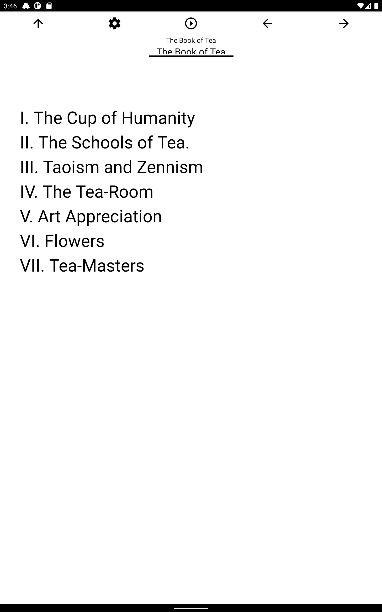 Book, The Book of Tea | Indus Appstore | Screenshot