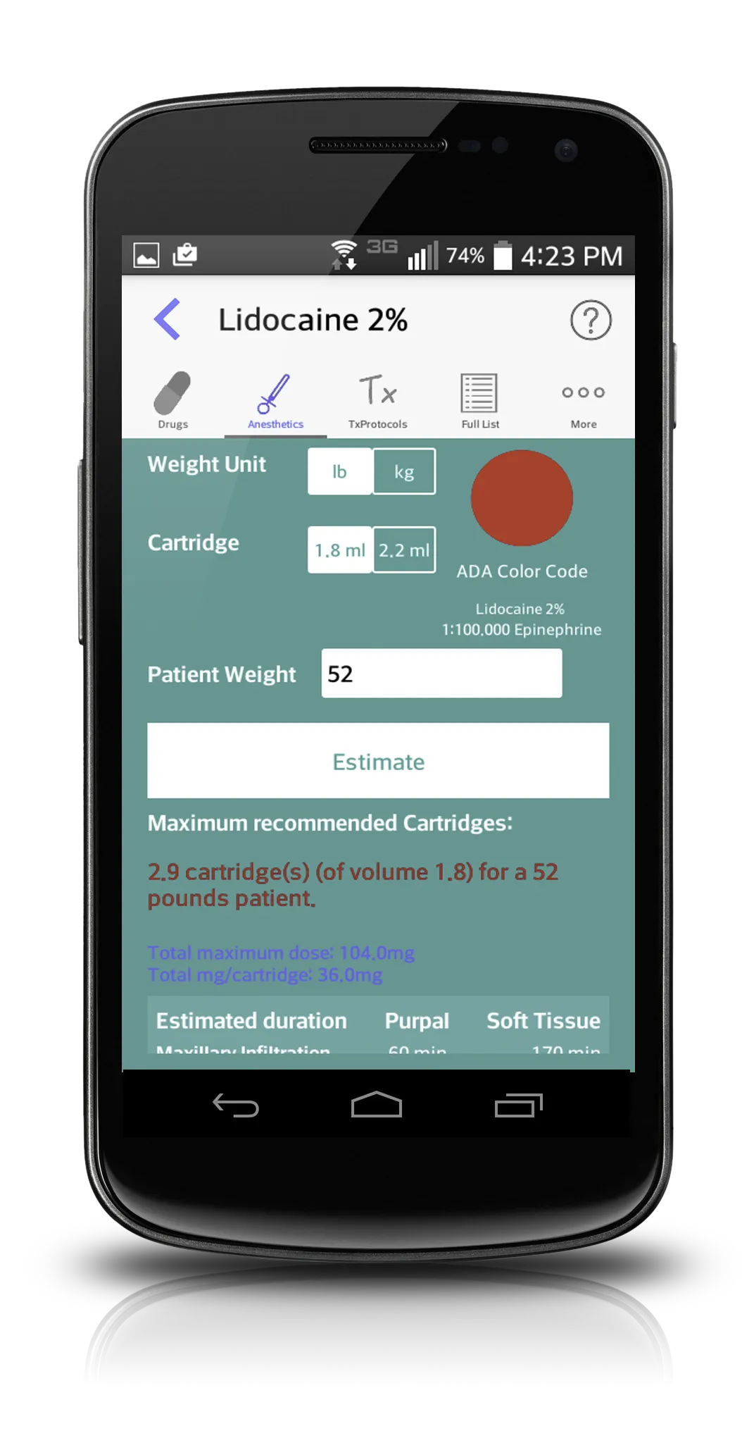 Dental Drugs & Anesthesia | Indus Appstore | Screenshot