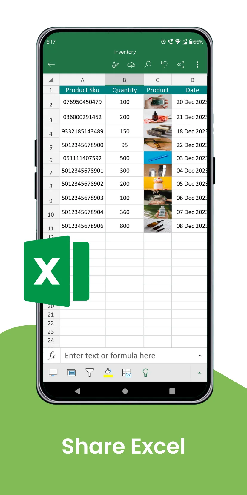 Excelled: Excel Sheet Maker | Indus Appstore | Screenshot