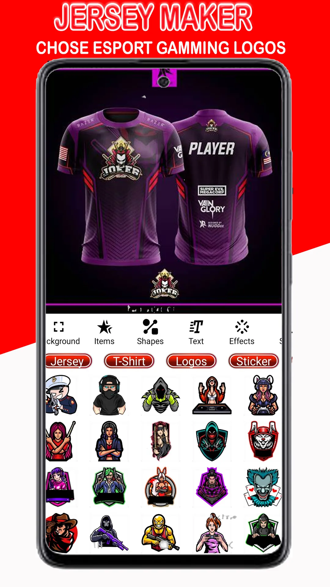 Jersey Maker Esports Gamer Art | Indus Appstore | Screenshot