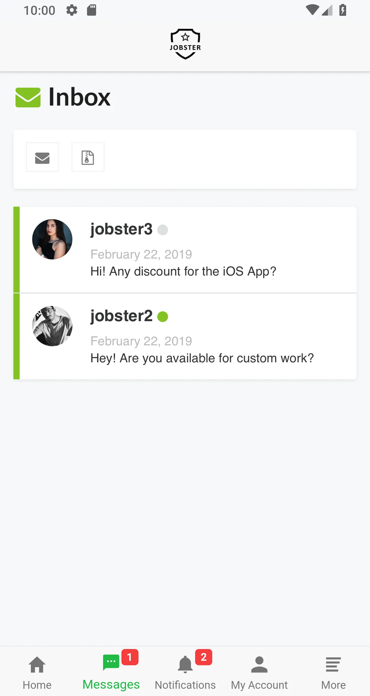 Jobster Marketplace | Indus Appstore | Screenshot