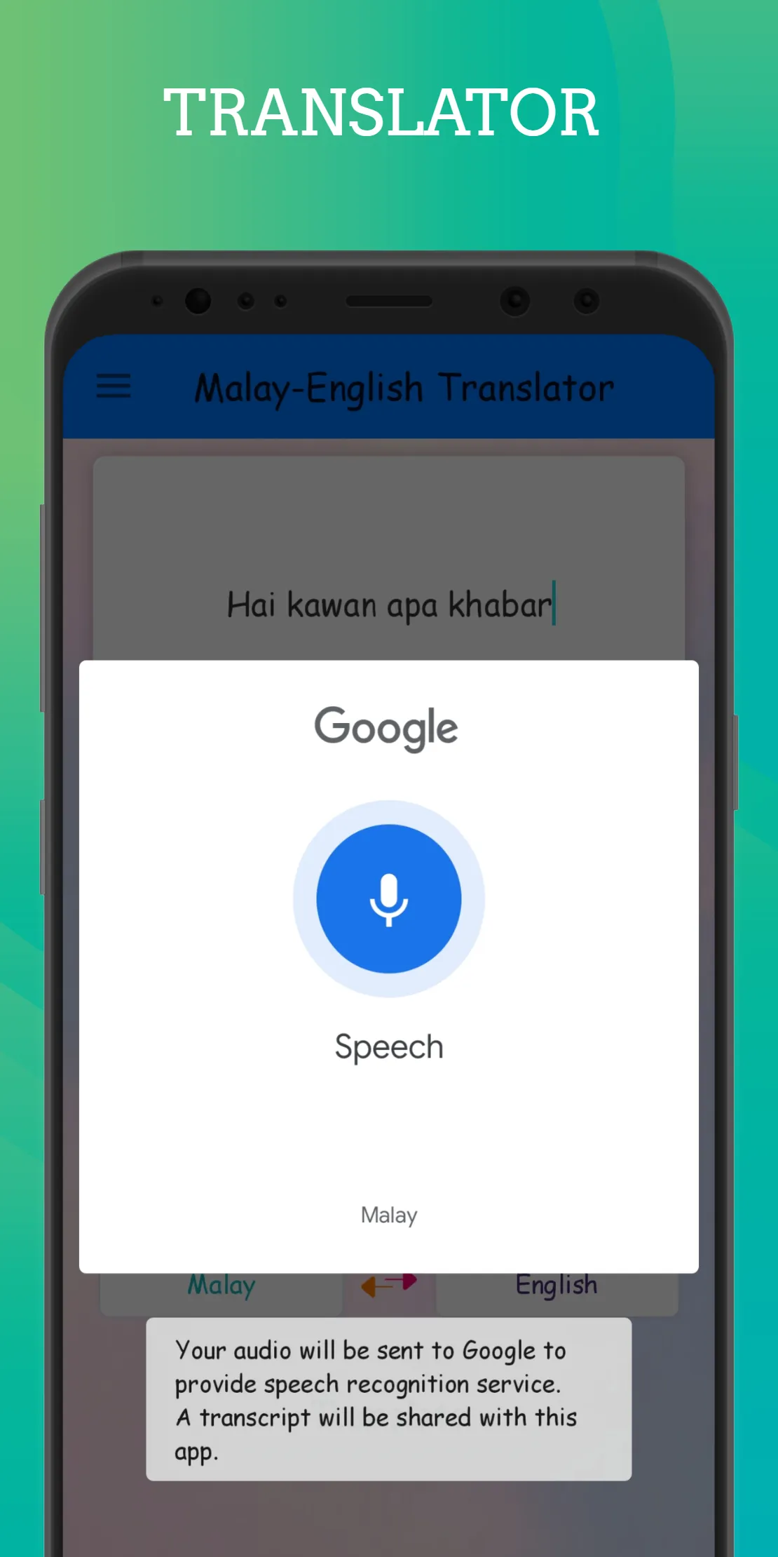 Malay - English Translator | Indus Appstore | Screenshot