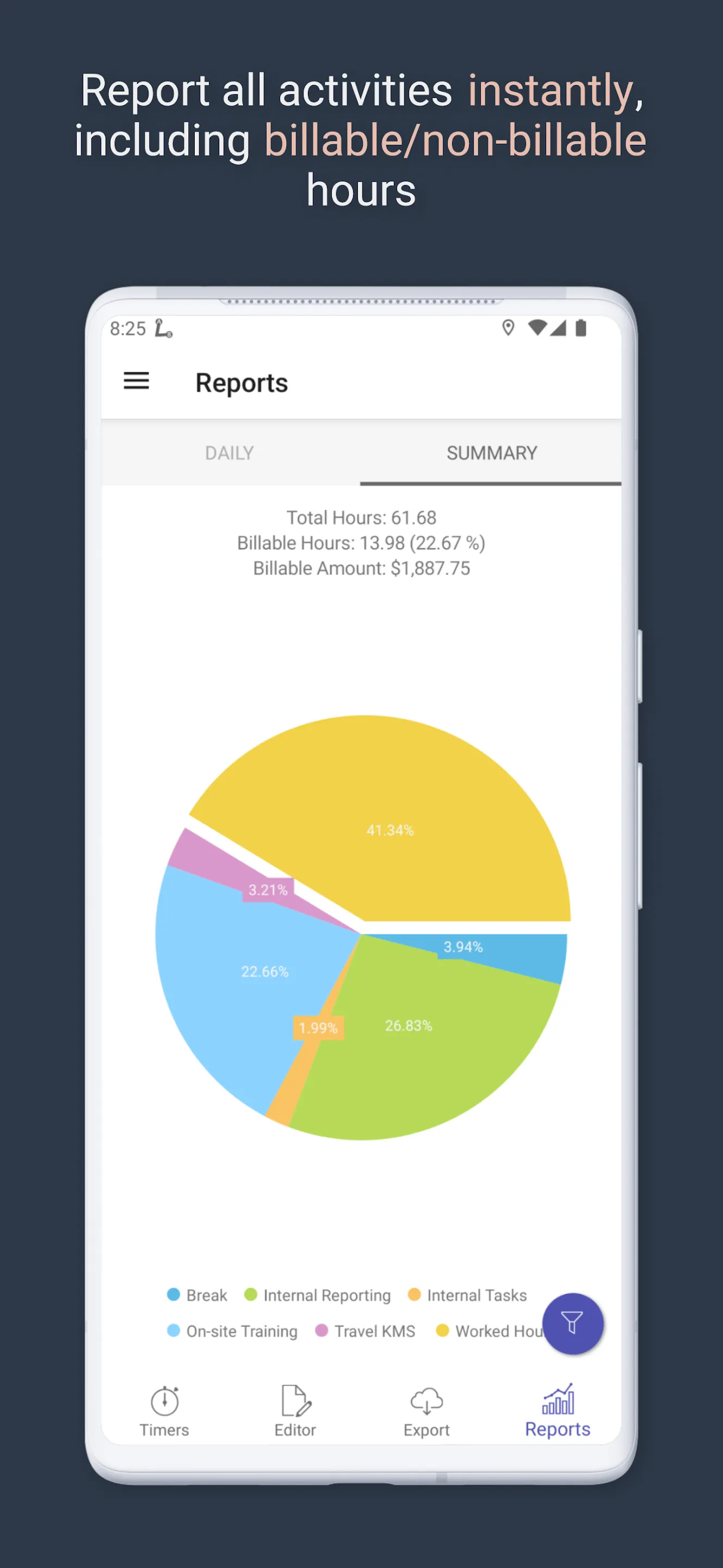 Timesheet Express Time Tracker | Indus Appstore | Screenshot