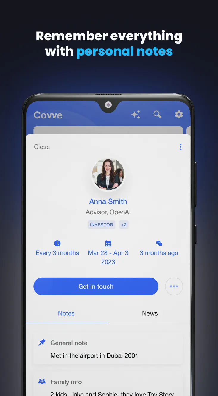 Personal CRM by Covve | Indus Appstore | Screenshot