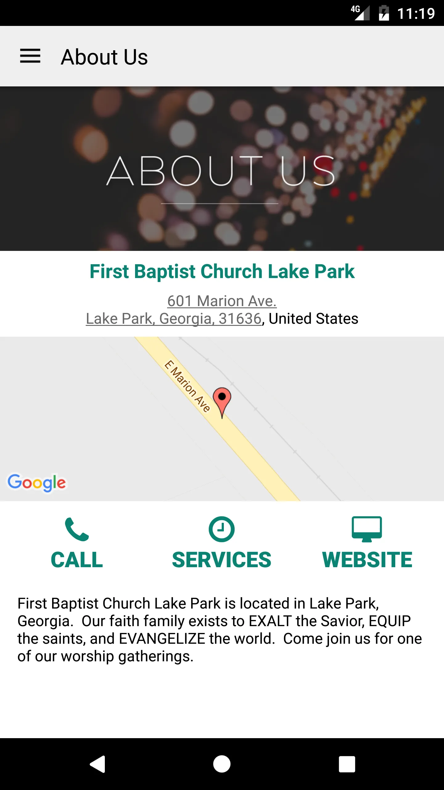 First Baptist Church Lake Park | Indus Appstore | Screenshot