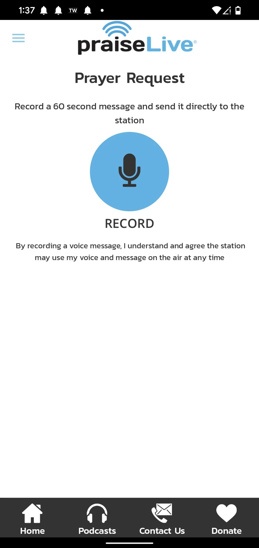 PraiseLive Worship Music | Indus Appstore | Screenshot
