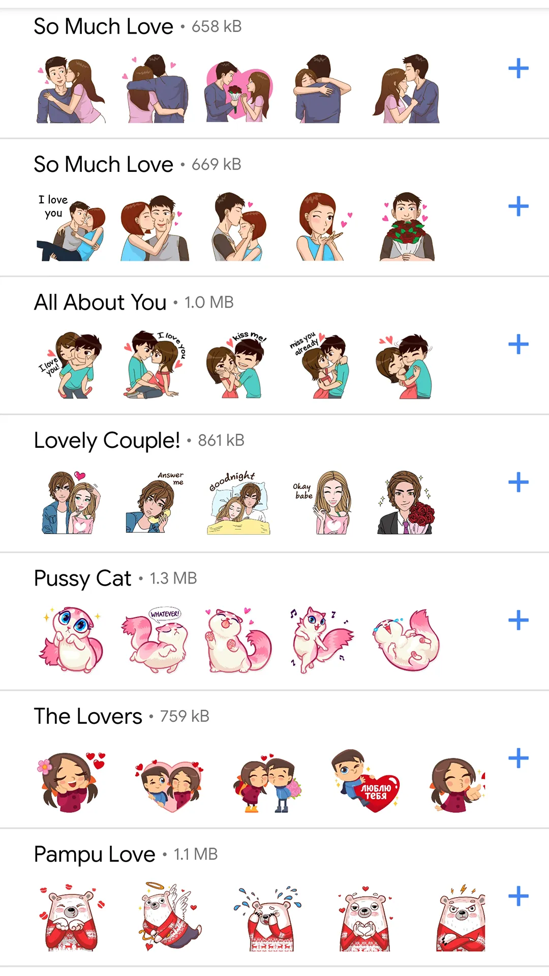 Stickers for WhatsApp Love | Indus Appstore | Screenshot