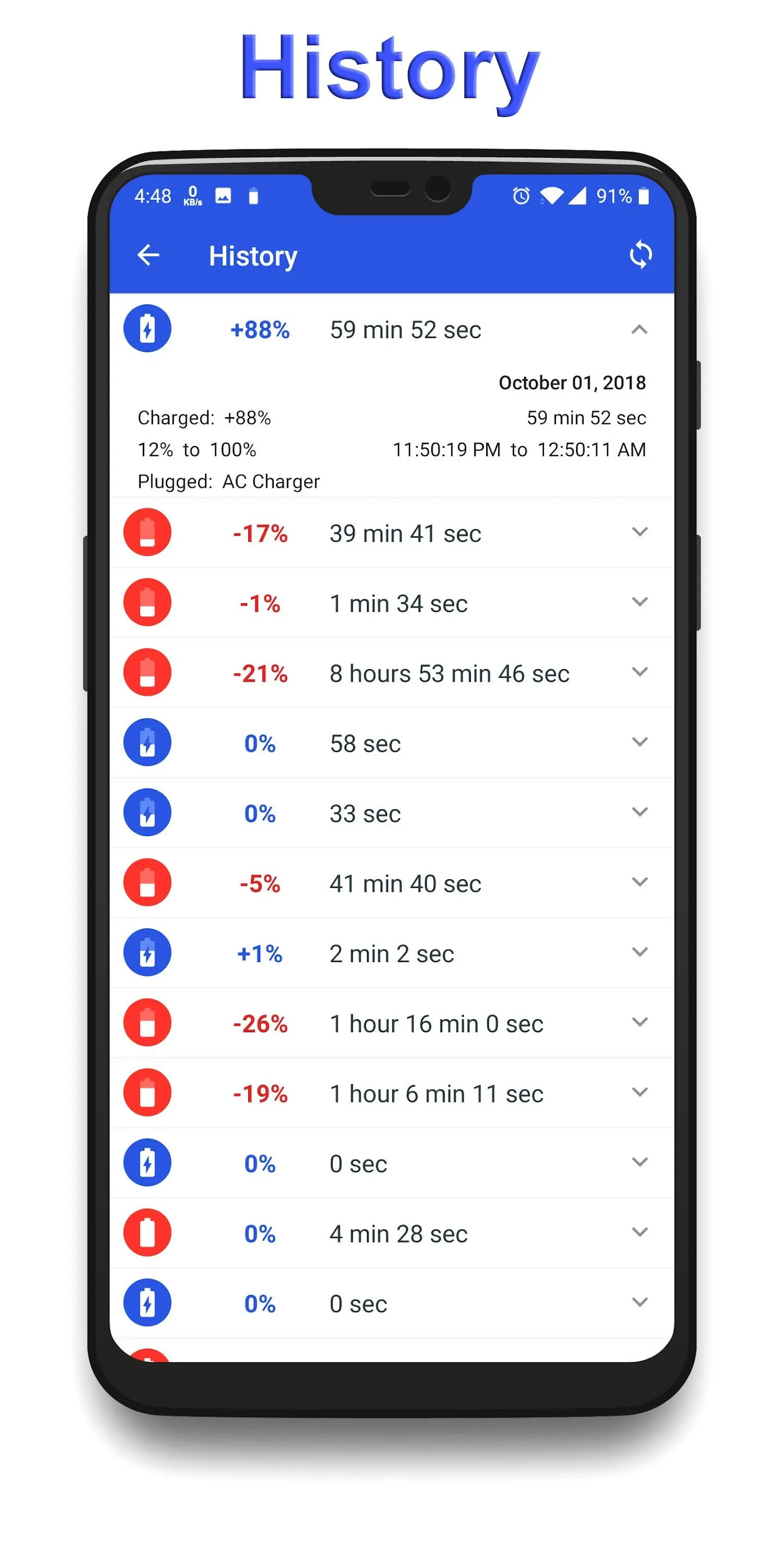 Battery Charging Monitor | Indus Appstore | Screenshot