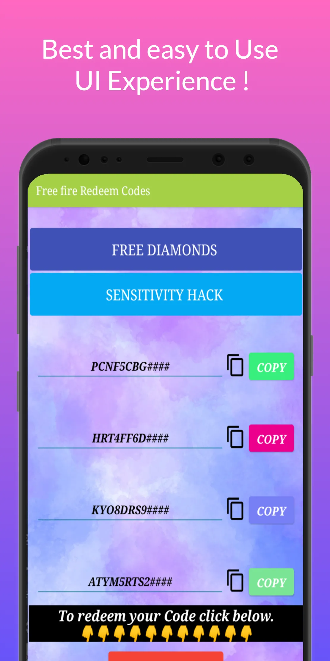 Redeem Codes FF King | Indus Appstore | Screenshot