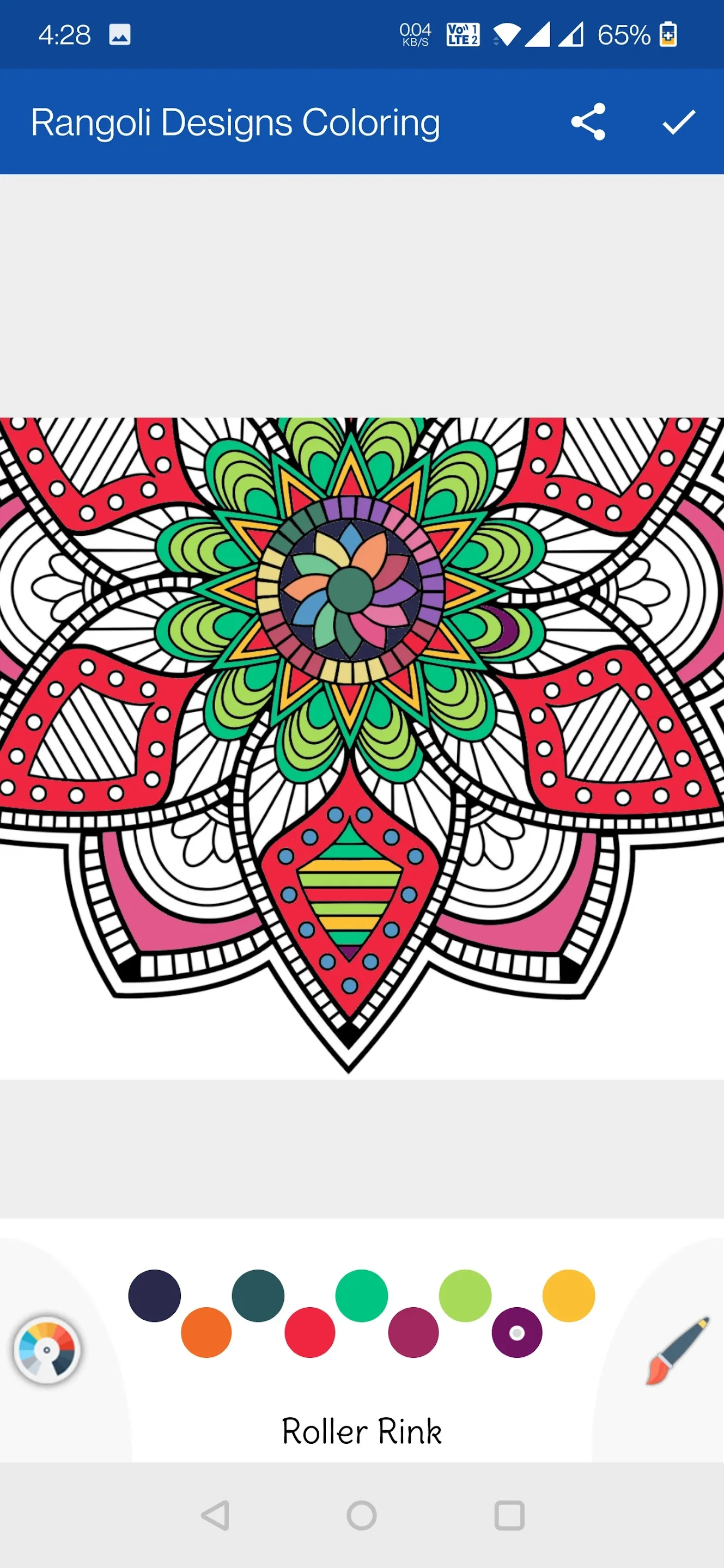 Rangoli Designs and Coloring | Indus Appstore | Screenshot