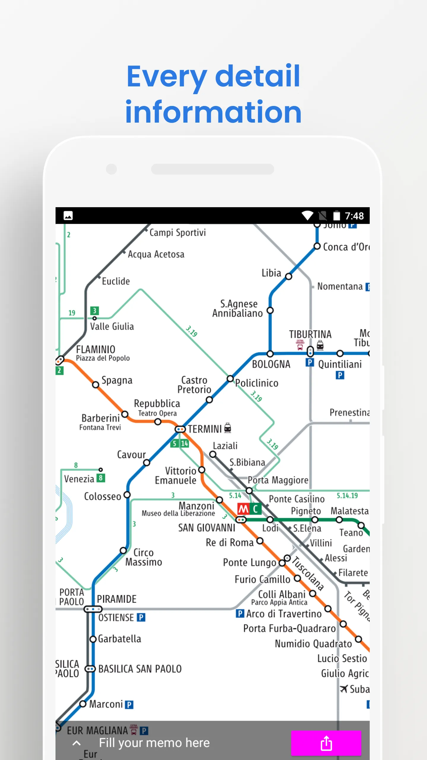 Rome ATAC Metro Travel Guide | Indus Appstore | Screenshot