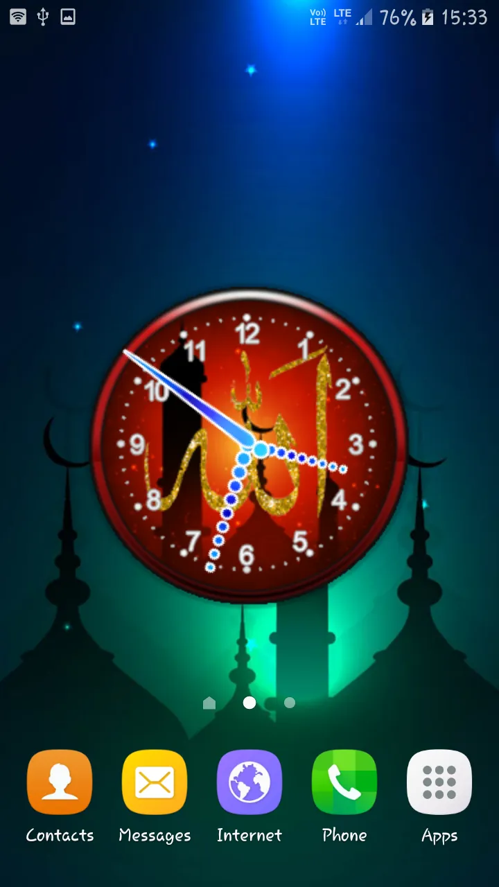 Allah Clock Live Wallpaper | Indus Appstore | Screenshot