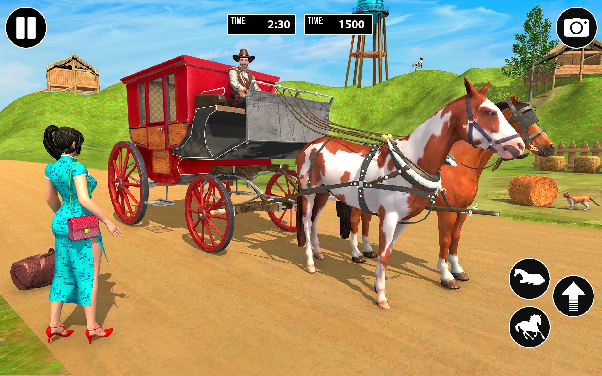 Horse Cart Taxi Transport Game | Indus Appstore | Screenshot