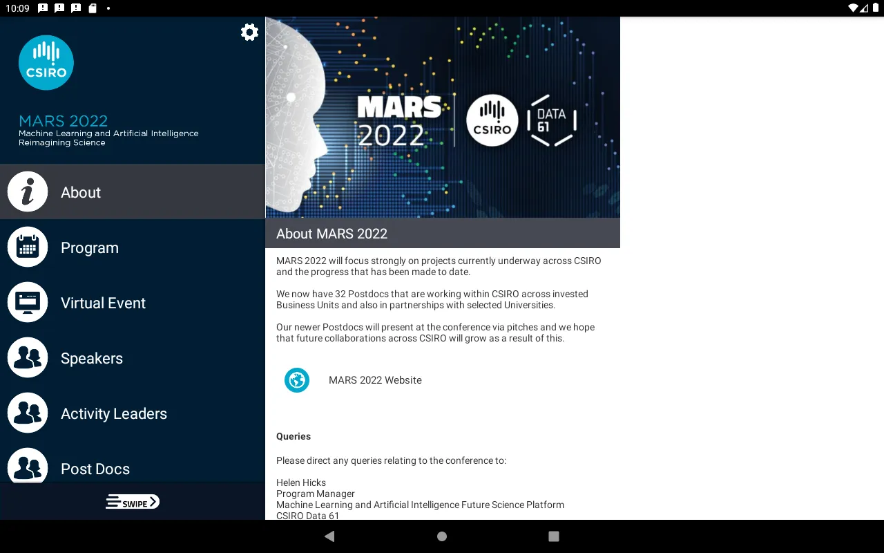 CSIRO events | Indus Appstore | Screenshot