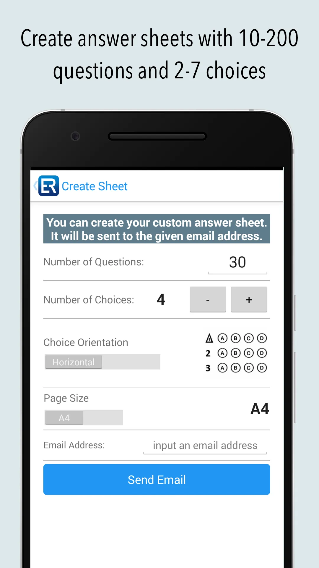 Exam Reader-Optical Test Grade | Indus Appstore | Screenshot