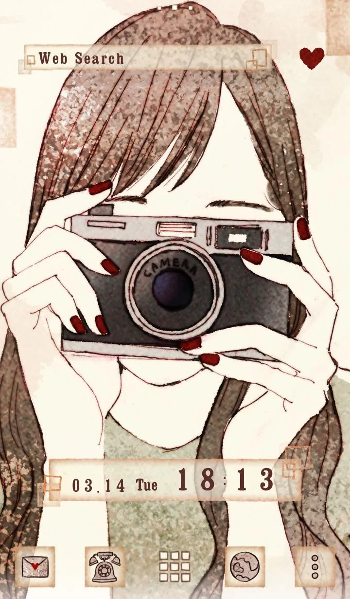 Camera Girl Theme | Indus Appstore | Screenshot