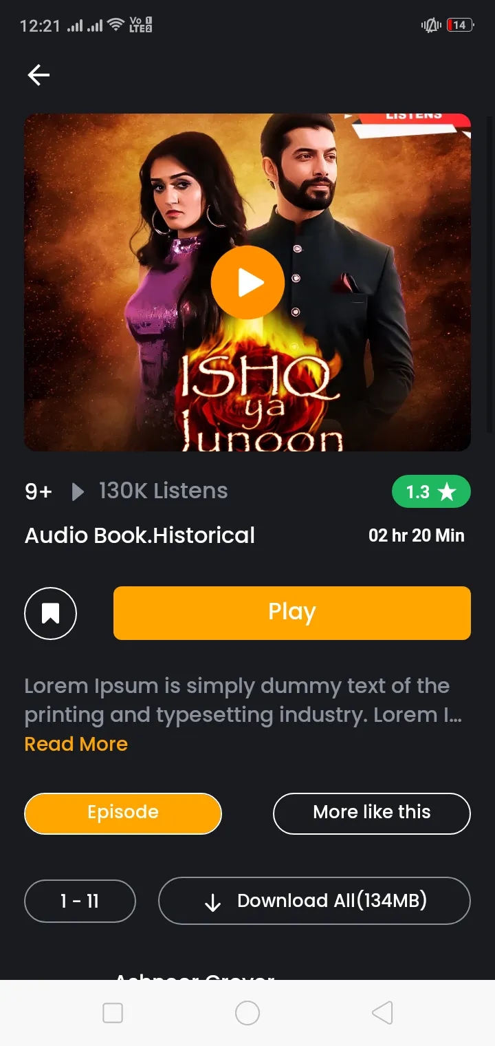 Audiobook  -  Online Book App | Indus Appstore | Screenshot