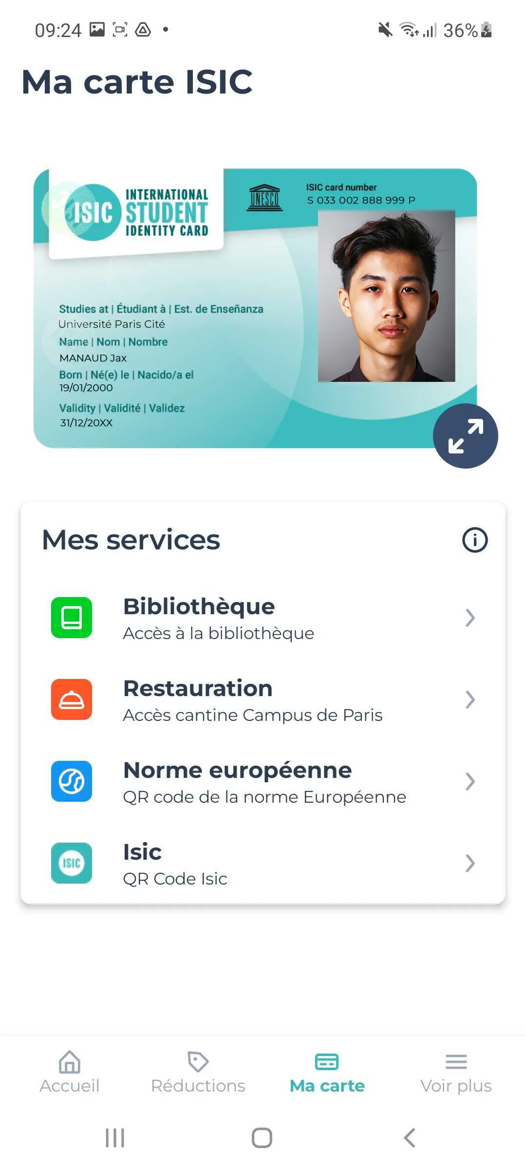 ISIC France | Indus Appstore | Screenshot