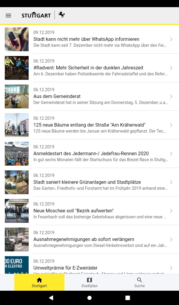 Landeshauptstadt Stuttgart | Indus Appstore | Screenshot