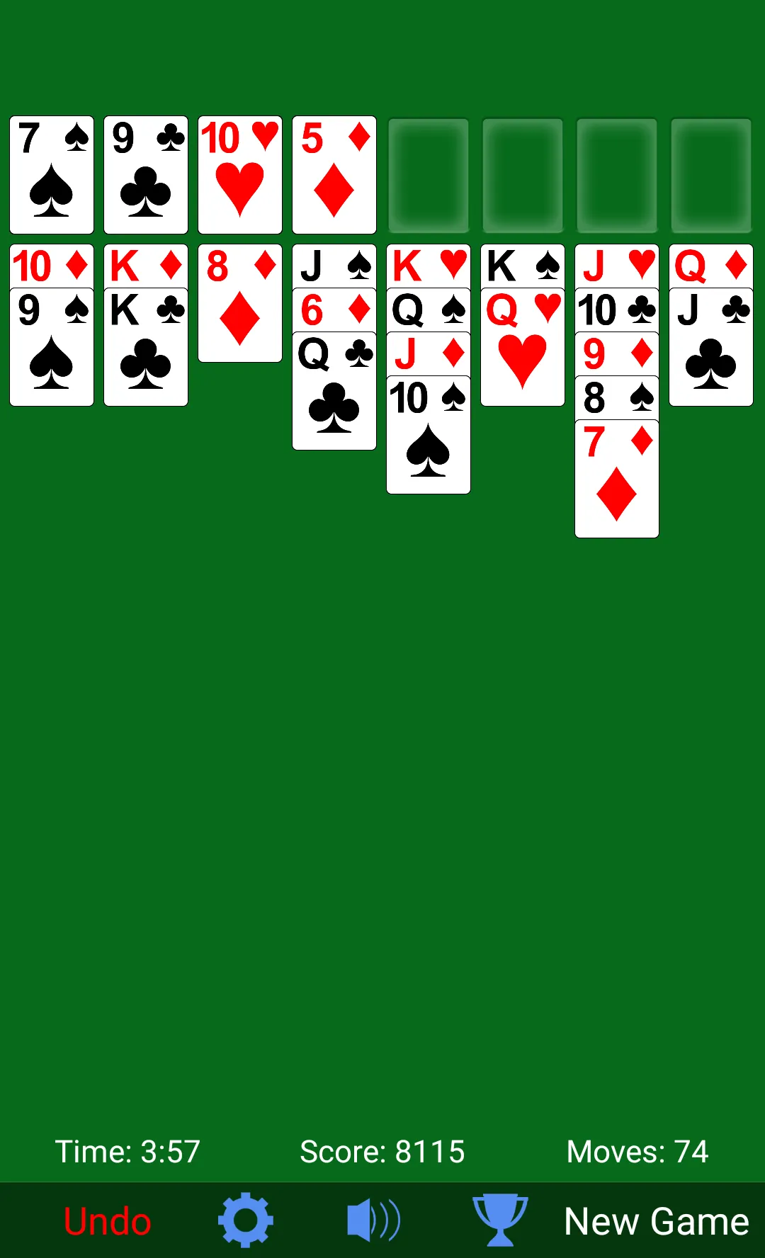 FreeCell Solitaire | Indus Appstore | Screenshot