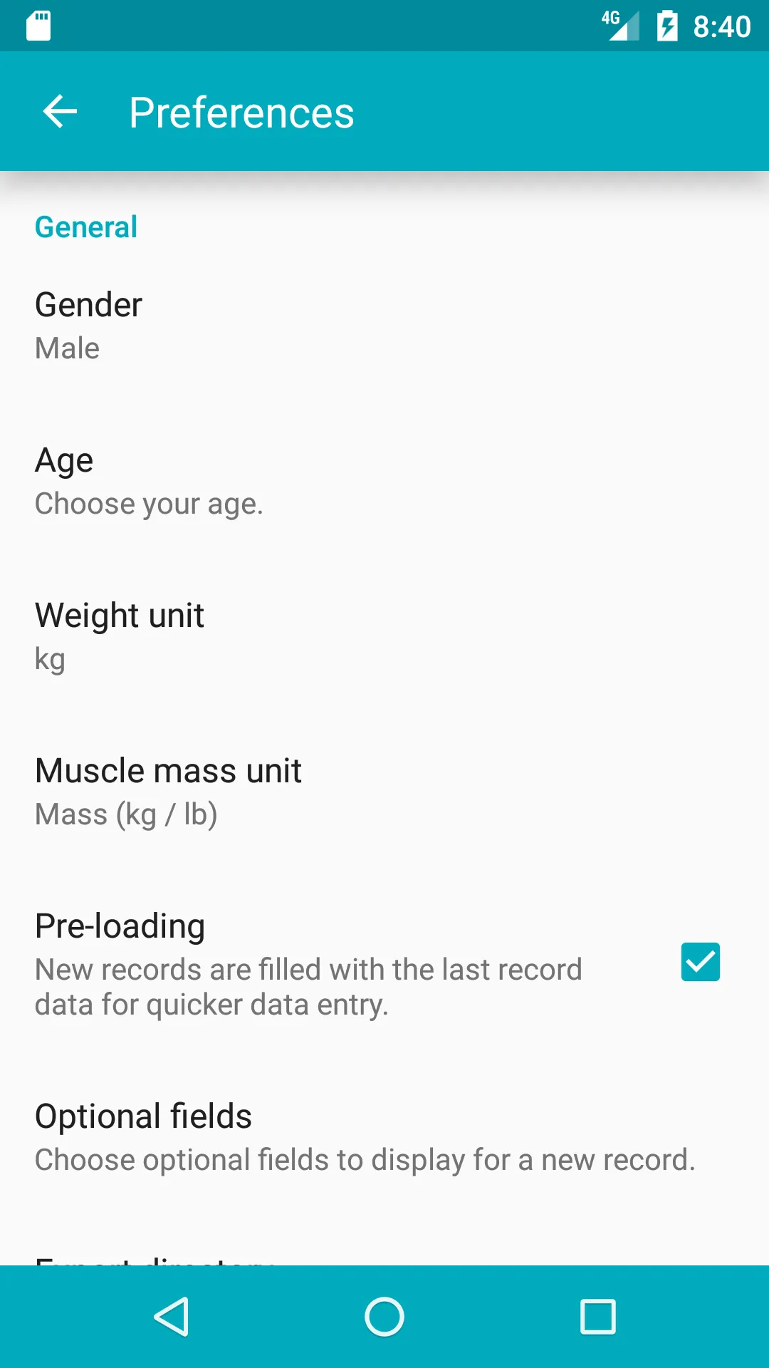 Weight Logger | Indus Appstore | Screenshot